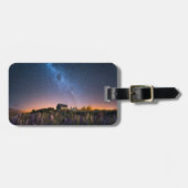 花 | Lupines Blooming Lake Tekapo New Zealand ラゲッジタグ (正面横)