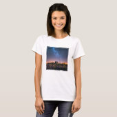 花 | Lupines Blooming Lake Tekapo New Zealand Tシャツ (正面フル)