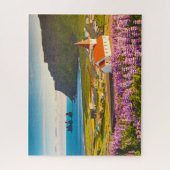 花 | Lupines in Southern Iceland開花 ジグソーパズル (縦)