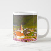 花 | Lupines in Southern Iceland開花 ジャンボコーヒーマグカップ (右)