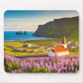 花 | Lupines in Southern Iceland開花 マウスパッド (正面)