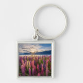 花 | Lupines New Zealand キーホルダー (正面)