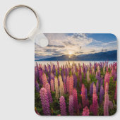 花 | Lupines New Zealand キーホルダー (正面)