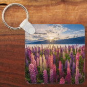 花 | Lupines New Zealand キーホルダー (正面)