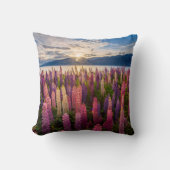 花 | Lupines New Zealand クッション (正面)