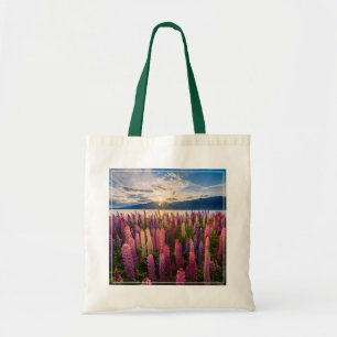 花 Lupines New Zealand トートバッグ