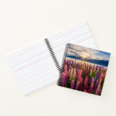 花 | Lupines New Zealand ノートブック (内部)