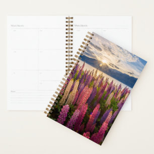 花 Lupines New Zealand プランナー手帳