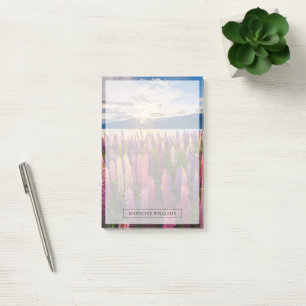 花 Lupines New Zealand ポストイット