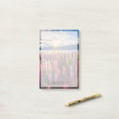 花 | Lupines New Zealand ポストイット (デスク上)