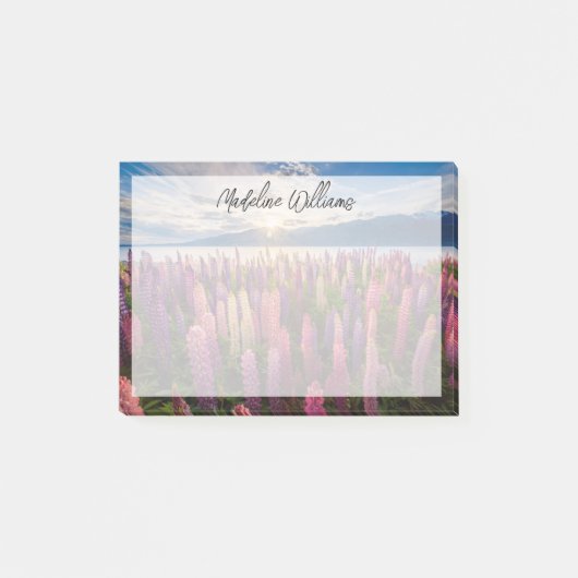 花 | Lupines New Zealand ポストイット (正面)