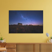 花 | Milky Wayニュージーランド キャンバスプリント (インサイチュ (リビング))