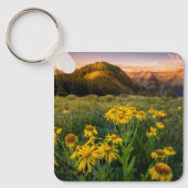 花 Mountain Meadow Crested Butte Colorado キーホルダー (正面)
