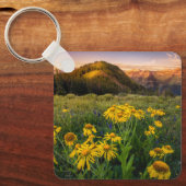 花 Mountain Meadow Crested Butte Colorado キーホルダー (正面)