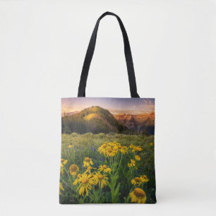 花 Mountain Meadow Crested Butte Colorado トートバッグ