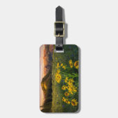 花 Mountain Meadow Crested Butte Colorado ラゲッジタグ (正面縦)