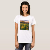 花 Mountain Meadow Crested Butte Colorado Tシャツ (正面フル)