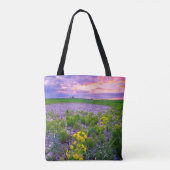 花 | North Dakota Red River Valley トートバッグ (裏面)