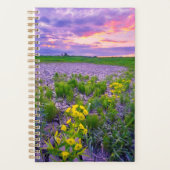 花 | North Dakota Red River Valley プランナー手帳 (正面)