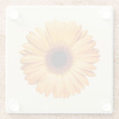 花 | Orange Gerbera ガラスコースター (裏面)