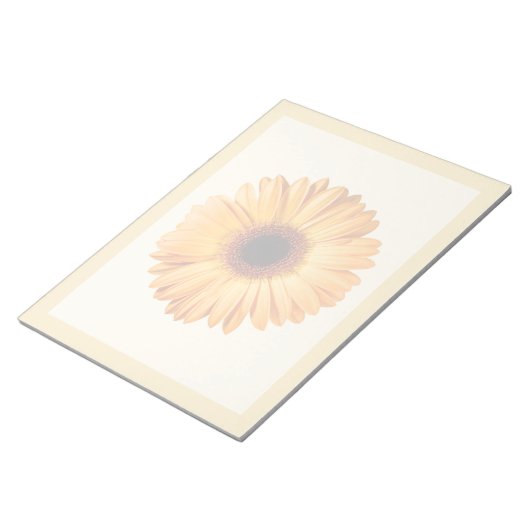 花 | Orange Gerbera ノートパッド (アングル)