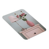 花 | Pink Roses on Nightstand マグネット (右側)