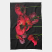 花 | Red Poppies キッチンタオル (縦)