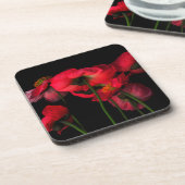 花 | Red Poppies コースター (左側)