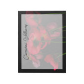 花 | Red Poppies ノートパッド (回転)