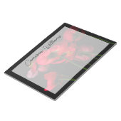 花 | Red Poppies ノートパッド (アングル)