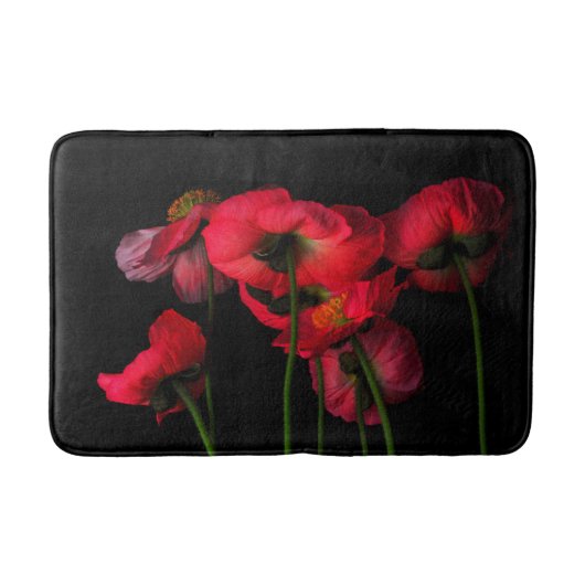 花 | Red Poppies バスマット (正面)
