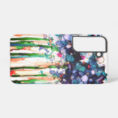 花 SAMSUNG GALAXYケース (裏面横)