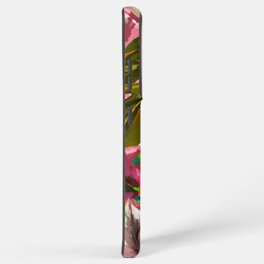 花 SAMSUNG GALAXYケース (右側面)