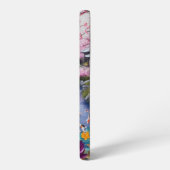 花 SAMSUNG GALAXYケース (左側面)