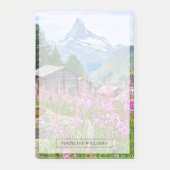 花 Summer Matterhorn Switzerland ポストイット (正面)