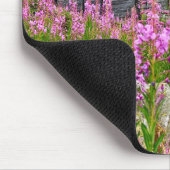 花 Summer Matterhorn Switzerland マウスパッド (コーナー)