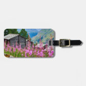 花 Summer Matterhorn Switzerland ラゲッジタグ (正面横)