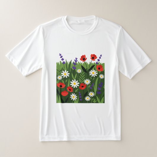 花 Tシャツ (レイダウン)