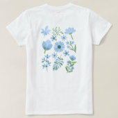 花 Tシャツ (デザイン裏面)
