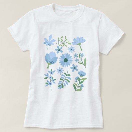 花 Tシャツ (デザイン正面)