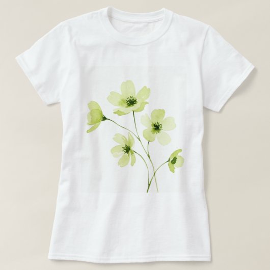 花 Tシャツ (デザイン正面)