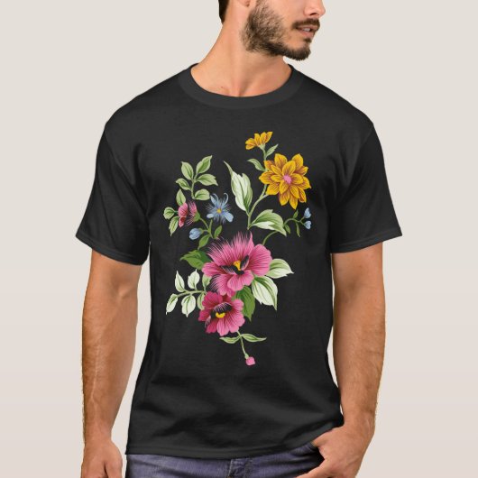 花 Tシャツ (正面)