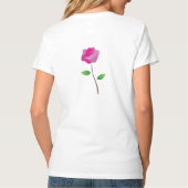 花 Tシャツ (裏面)