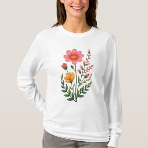 花 Tシャツ