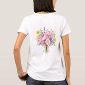 花 Tシャツ (裏面)