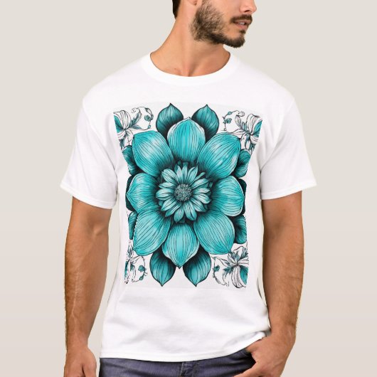 花 Tシャツ (正面)