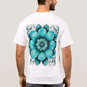 花 Tシャツ (裏面)