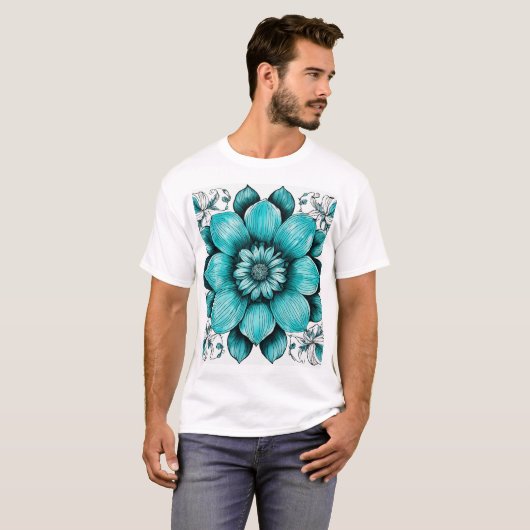 花 Tシャツ (正面フル)