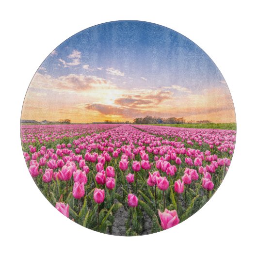花 | Tulips South Holland,オランダ カッティングボード (正面)