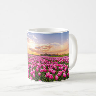 花   Tulips South Holland,オランダ コーヒーマグカップ